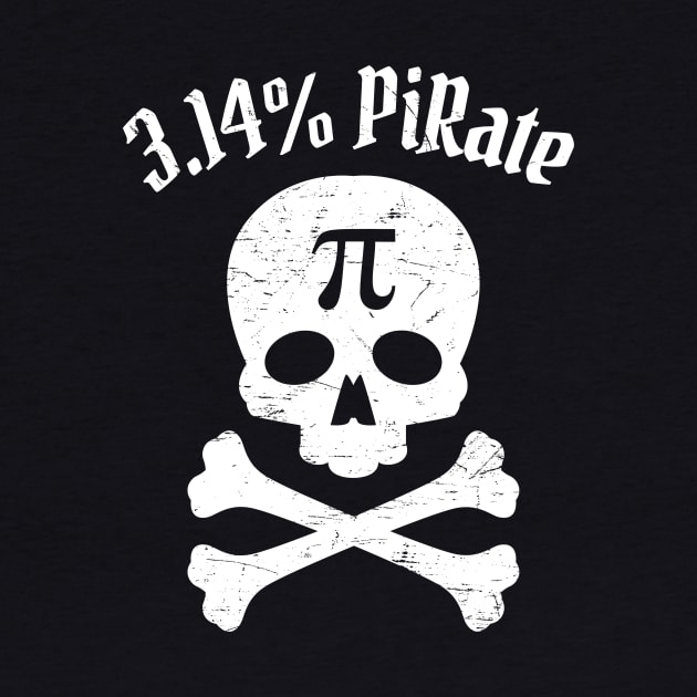 Pi Day, Pi Number, Cute Jolly Roger Pi Day Gift by The Dream Team